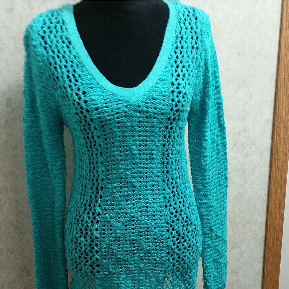 Aeropostale Aqua sweater new L